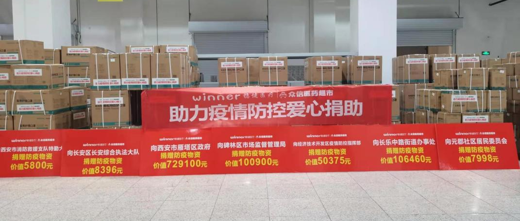 助力西安疫情防控，hjc888黄金城医疗捐赠近四百万防疫物资已抵达